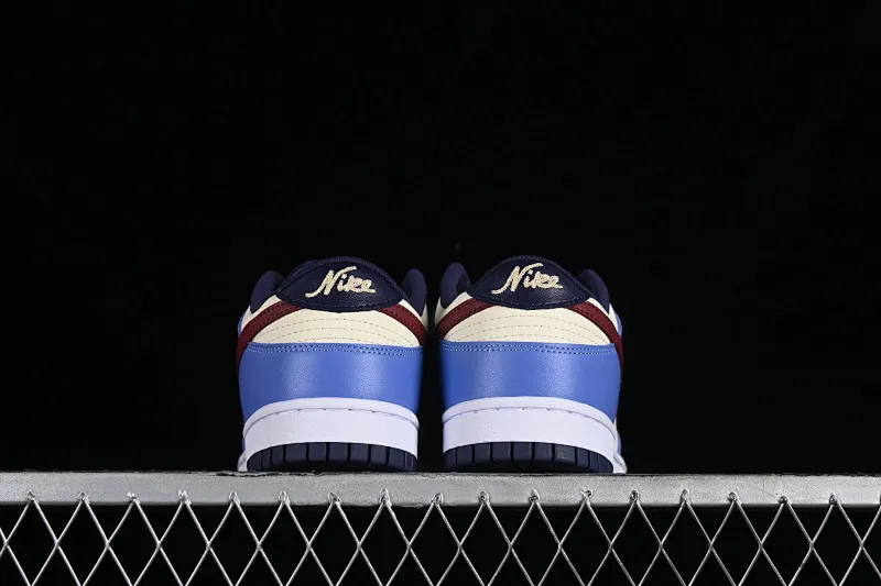 All categories Nk SB Dunk series Nk SB Dunk Low low-top sneakers Nk Dunk Low white, blue and red color SB low-top casual sneakers FV8119-161